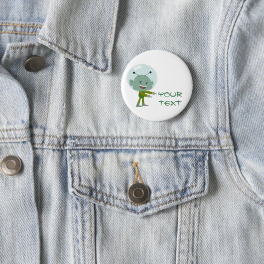 vreemdeling ronde button 5,7 cm (In situ)