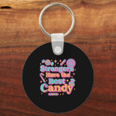 Vreemdelingen hebben het beste Snoep Grappig Snoep Sleutelhanger (Voorkant)