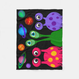 vreemdelingen in de buitenruimte fleece deken