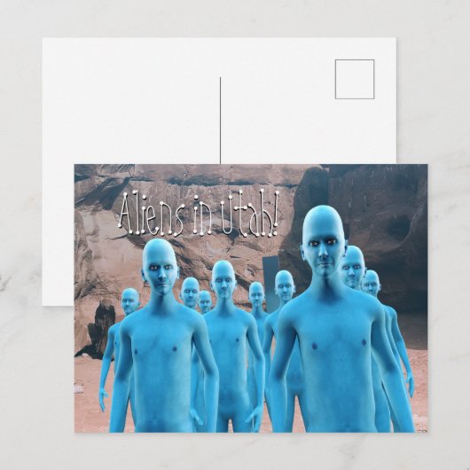 Vreemdelingen in Utah - Briefkaart (Voorkant / Achterkant)