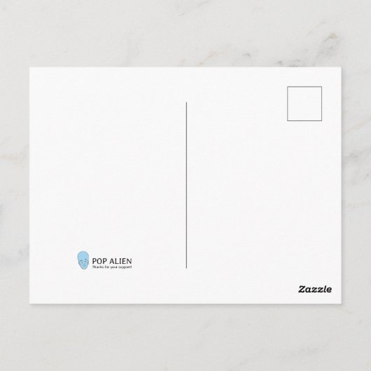 Vreemdelingen in Utah - Briefkaart (Achterkant)