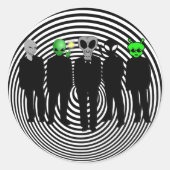 Vreemdelingen in zwarte stickers (Voorkant)