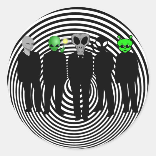 Vreemdelingen in zwarte stickers (Voorkant)