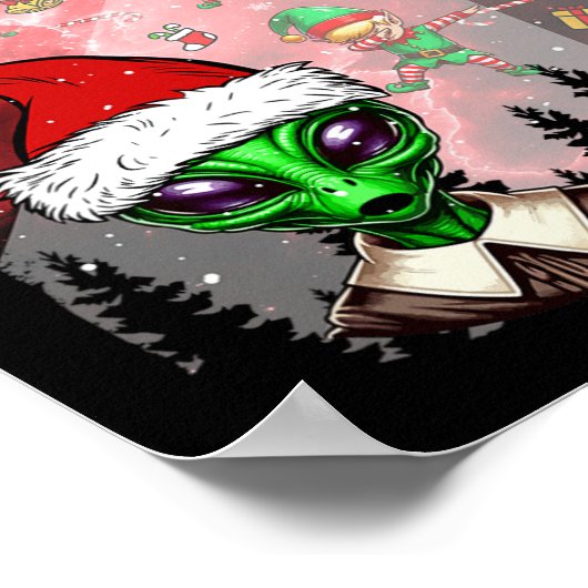 Vreemdelingen niet-geïdentificeerd vliegend object poster (Hoek)