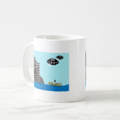 Vreemdelingen vallen Hongkong binnen Koffiemok (Voorkant links)