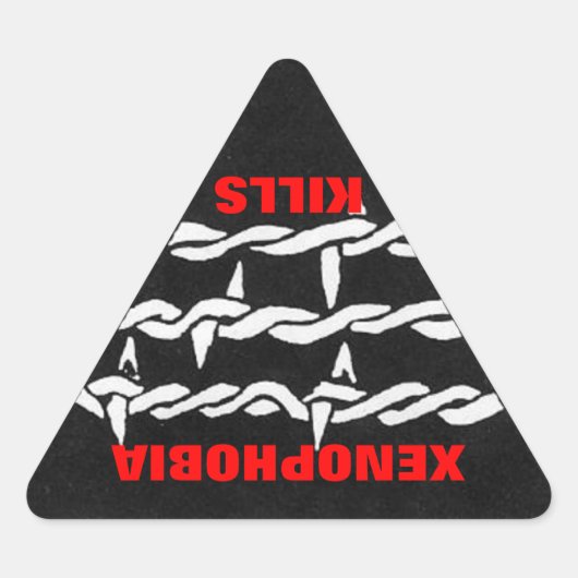 Vreemdelingenhaat doodt sticker (Voorkant)