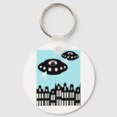 Vreemdelingeninvasie in Amsterdam Sleutelhanger (Voorkant)