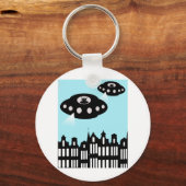 Vreemdelingeninvasie in Amsterdam Sleutelhanger (Voorkant)