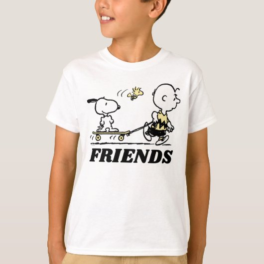 VREEMDEN | Aanhouding van Schaats Friends T-shirt (Voorkant)
