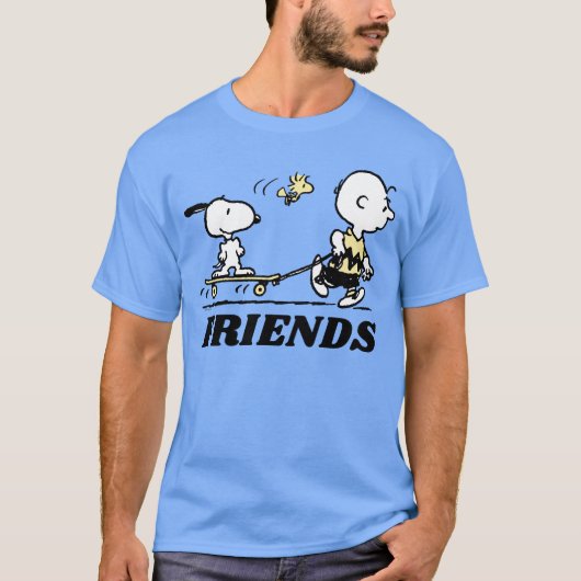 VREEMDEN | Aanhouding van Schaats Friends T-shirt (Voorkant)