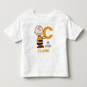 VREEMDEN Gepersonaliseerde Charlie Brown Kinder Shirts
