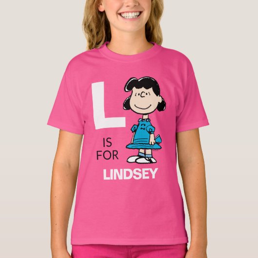 VREEMDEN | Gepersonaliseerde Lucy T-shirt (Voorkant)