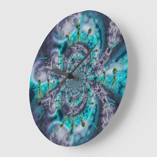 Vreemden in de lucht grote klok (Hoek)