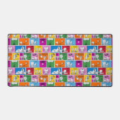 VREEMDEN | Klassiek komisch patroon Bureaumat (Voorkant)