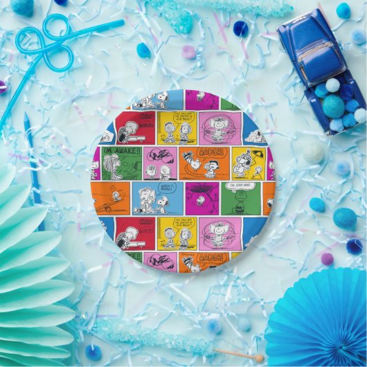 VREEMDEN | Klassiek komisch patroon Papieren Bordje (Feest)