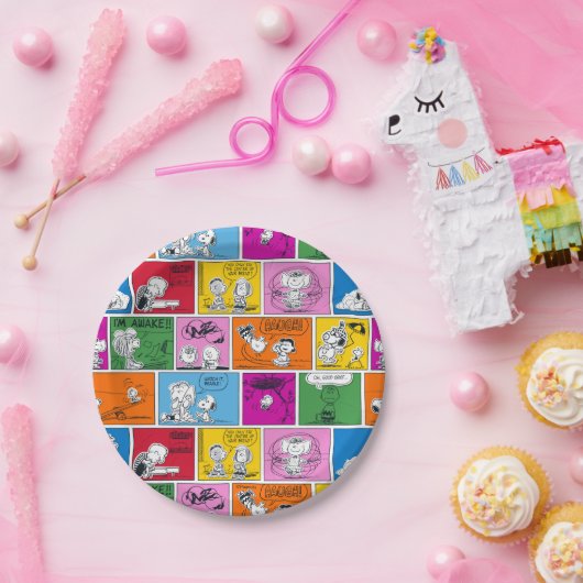 VREEMDEN | Klassiek komisch patroon Papieren Bordje (Feest)