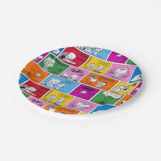 VREEMDEN | Klassiek komisch patroon Papieren Bordje (Gekanteld)