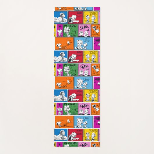 VREEMDEN | Klassiek komisch patroon Yogamat (Voorkant)