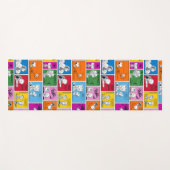 VREEMDEN | Klassiek komisch patroon Yogamat (Voorkant (horizontaal))