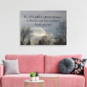 VREEMDEN KUNNEN ENGELEN CANVAS PRINT ZIJN (Insitu (Woonkamer))