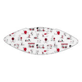 VREEMDEN | Rood en zwart patroon American Football (Paneel)