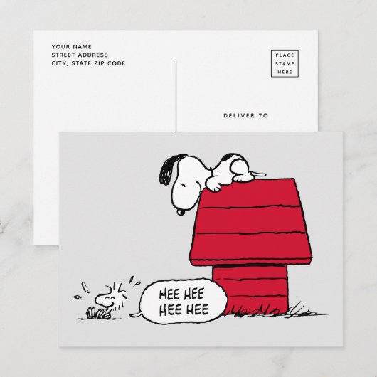 VREEMDEN | Rood en zwart patroon Briefkaart (Voorkant / Achterkant)