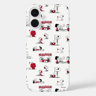 VREEMDEN | Rood en zwart patroon iPhone 16 Hoesje