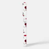 VREEMDEN | Rood en zwart patroon Case-Mate iPhone Case (Achterkant / Links)