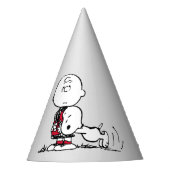 VREEMDEN | Rood en zwart patroon Feesthoedjes (Voorkant)