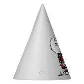 VREEMDEN | Rood en zwart patroon Feesthoedjes (Links)