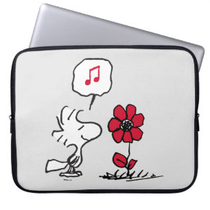 VREEMDEN   Rood en zwart patroon Laptop Sleeve