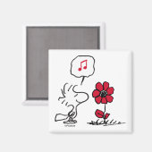 VREEMDEN | Rood en zwart patroon Magneet (Voorkant / Achterkant)