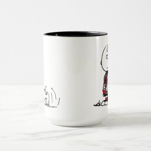 VREEMDEN | Rood en zwart patroon Mok (Midden)