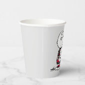 VREEMDEN | Rood en zwart patroon Papieren Bekers (Rechts)