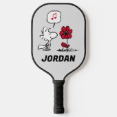 VREEMDEN | Rood en zwart patroon Pickleball Paddle (Voorkant)