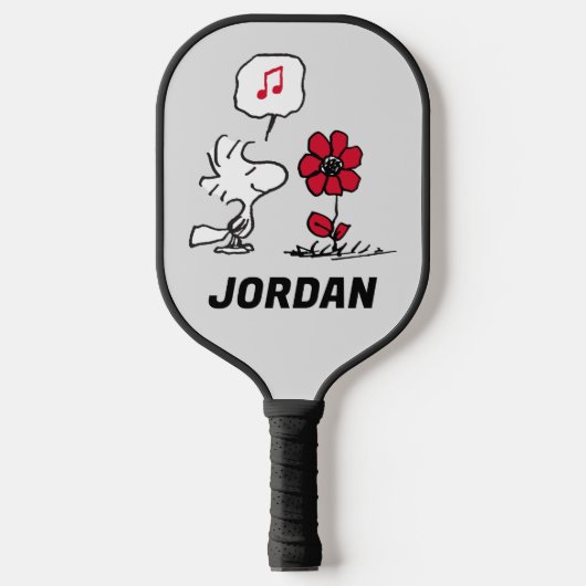 VREEMDEN | Rood en zwart patroon Pickleball Paddle (Voorkant)