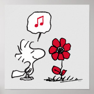 VREEMDEN   Rood en zwart patroon Poster