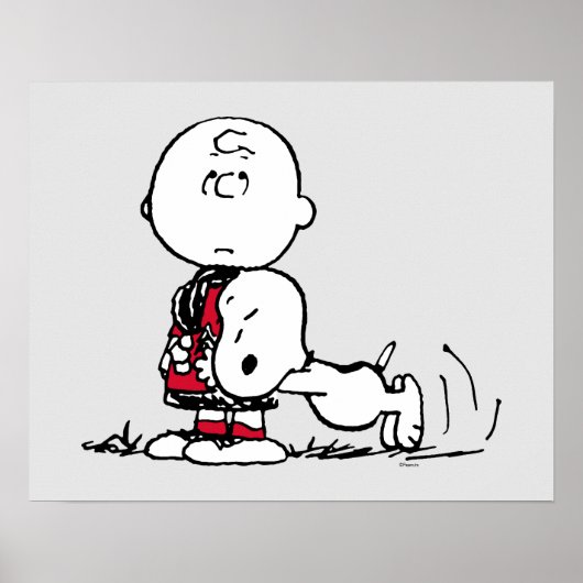 VREEMDEN | Rood en zwart patroon Poster (Voorkant)