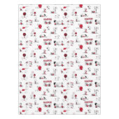 VREEMDEN | Rood en zwart patroon Tafelkleed (Voorkant)