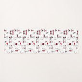 VREEMDEN | Rood en zwart patroon Yogamat (Voorkant (horizontaal))