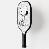 VREEMDEN | Snoopy on Black White Comics 2 Pickleball Paddle (Links)