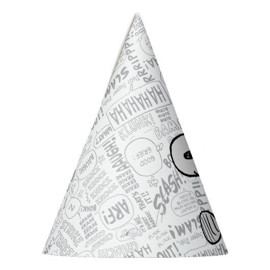 VREEMDEN | Snoopy op Black White Comics Feesthoedjes (Links)