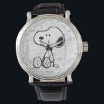 VREEMDEN | Snoopy op Black White Comics Horloge<br><div class="desc">Snoopy is de lovenswaardige huisbeagle van Charlie Brown in de strip Peanuts van Charles M. Schulz. Bekijk dit leuke Peanuts-ontwerp met Snoopy dansen.</div>