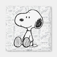 VREEMDEN | Snoopy op Black White Comics