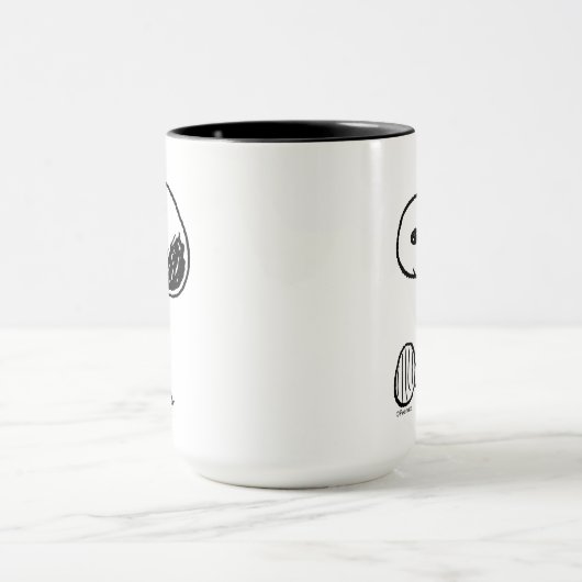 VREEMDEN | Snoopy op Black White Comics Mok (Midden)