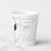 VREEMDEN | Snoopy op Black White Comics Papieren Bekers (Links)