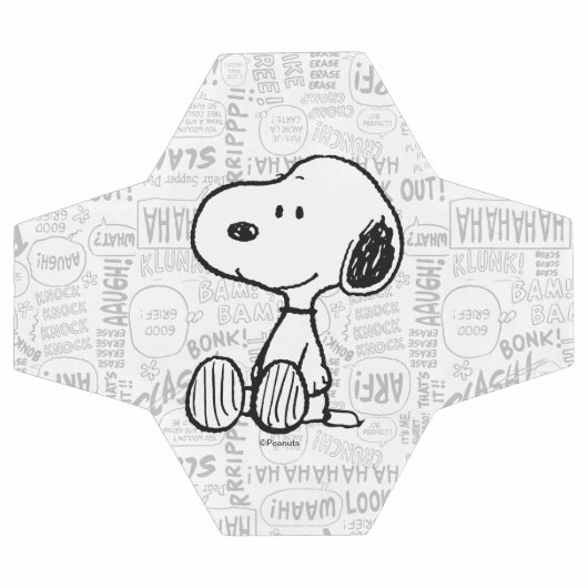 VREEMDEN | Snoopy op Black White Comics Voetbal (Enkel)