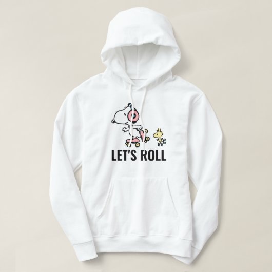 VREEMDEN | Snoopy & Woodstock | Laten we Roll Hoodie (Design voorkant)