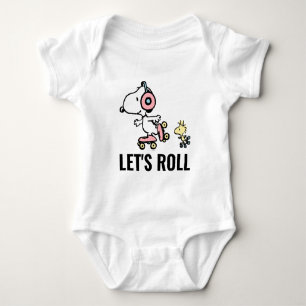 VREEMDEN Snoopy & Woodstock Laten we Roll Romper