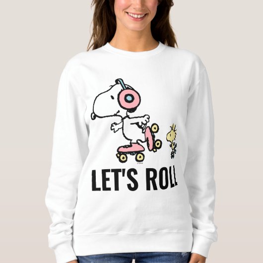 VREEMDEN | Snoopy & Woodstock | Laten we Roll Trui (Voorkant)